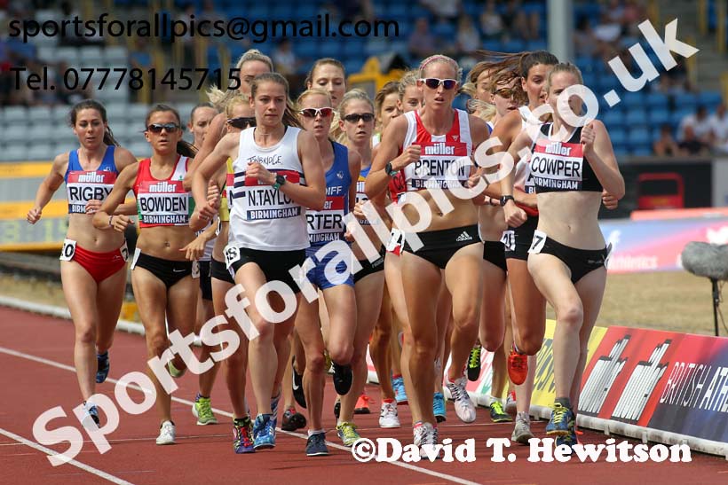 Womens 5000 metres, Muller British Championships, Alexander Stadium, Birmingham. Photo: David T. Hewitson/Sports for All Pics